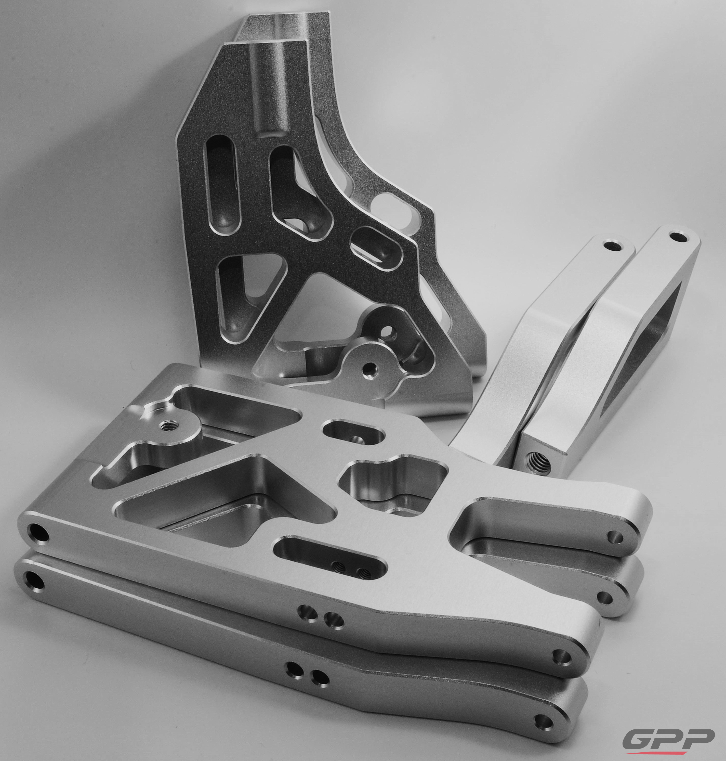 GPP 7075 aluminum speedrun suspension kit for Hobao VTE2 RC car