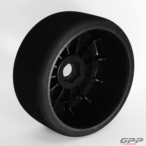 GPP speed run foam tires with 96mm diameter, 45 shore compound and 17mm hex